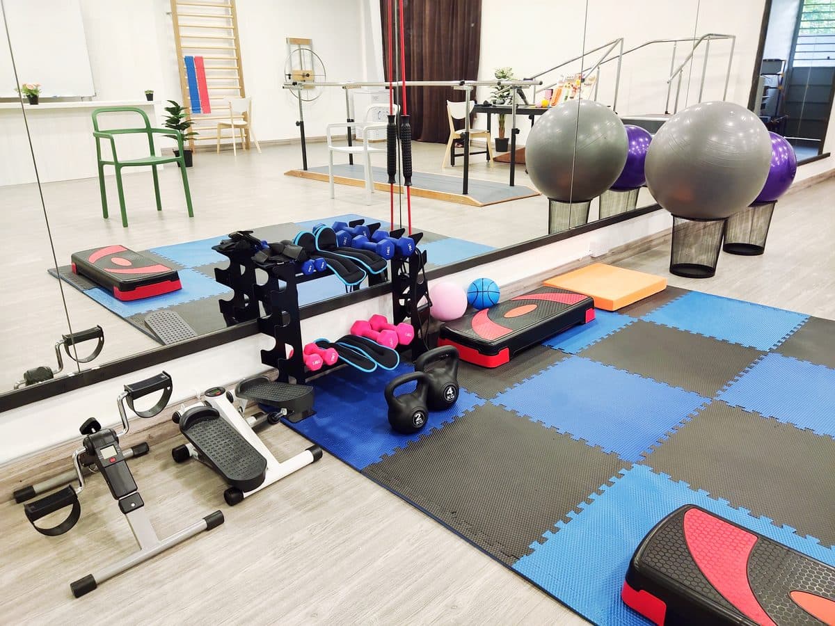 The activity and exercise room at a Genesis Life Care centre